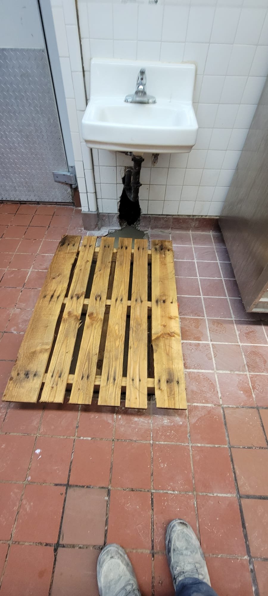 DIY basement waterproofing system installed, showcasing local basement waterproofing solutions. Explore our basement waterproofing channel for more tips and tutorials.