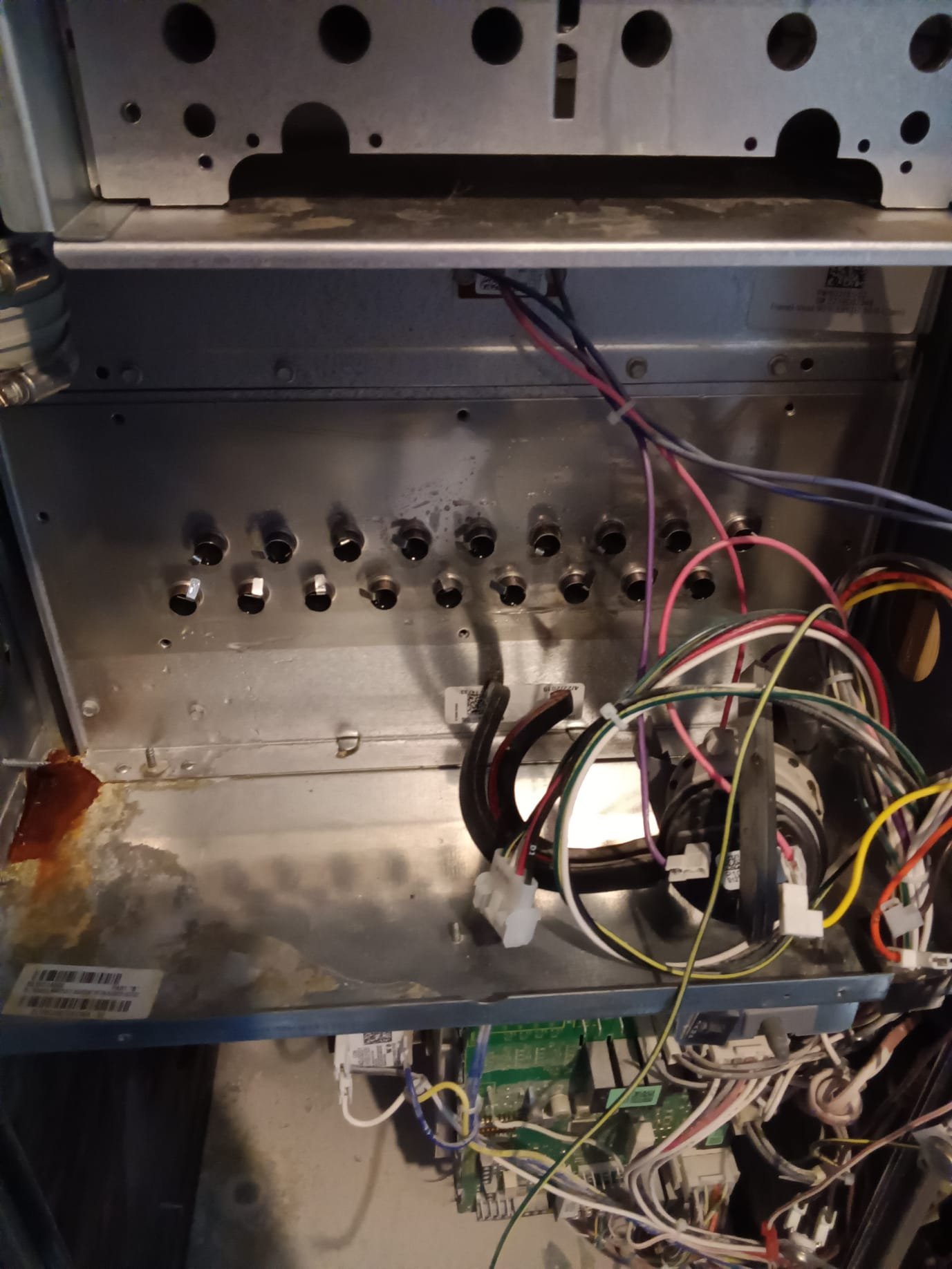 Residential bathroom showing mold remediation needs, possibly after a clogged tub caused water damage. Get a mold recovery estimate for your bathroom and learn about unclogging your tub to prevent future issues.