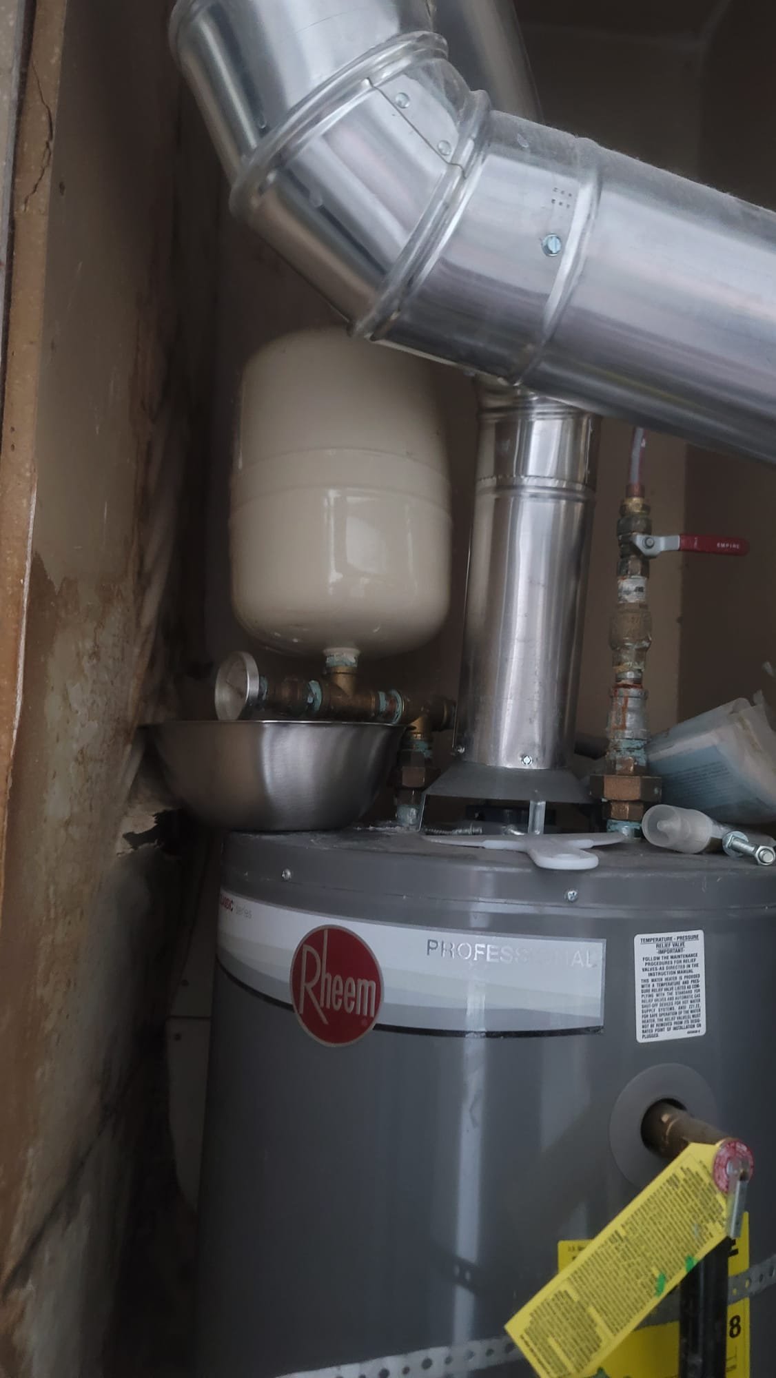 Residential geothermal unit providing local heating and air. An energy-efficient solution for heating a house.