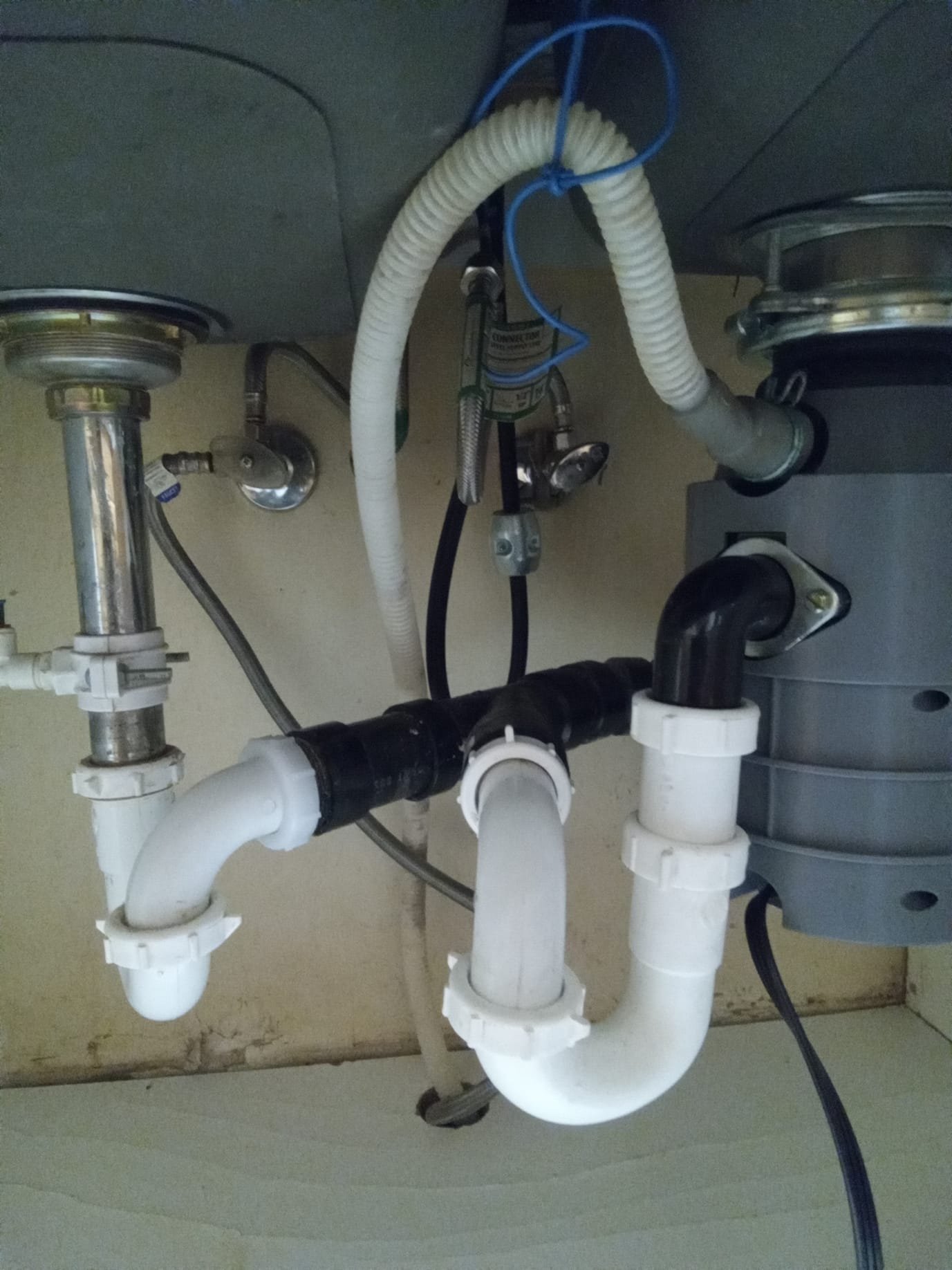 Affordable residential bathroom mold cleaning services. Image shows a clean bathroom sink and components after a mold inspection and professional mold remediation. Ensuring a healthy home through thorough residential bathroom mold cleaning.