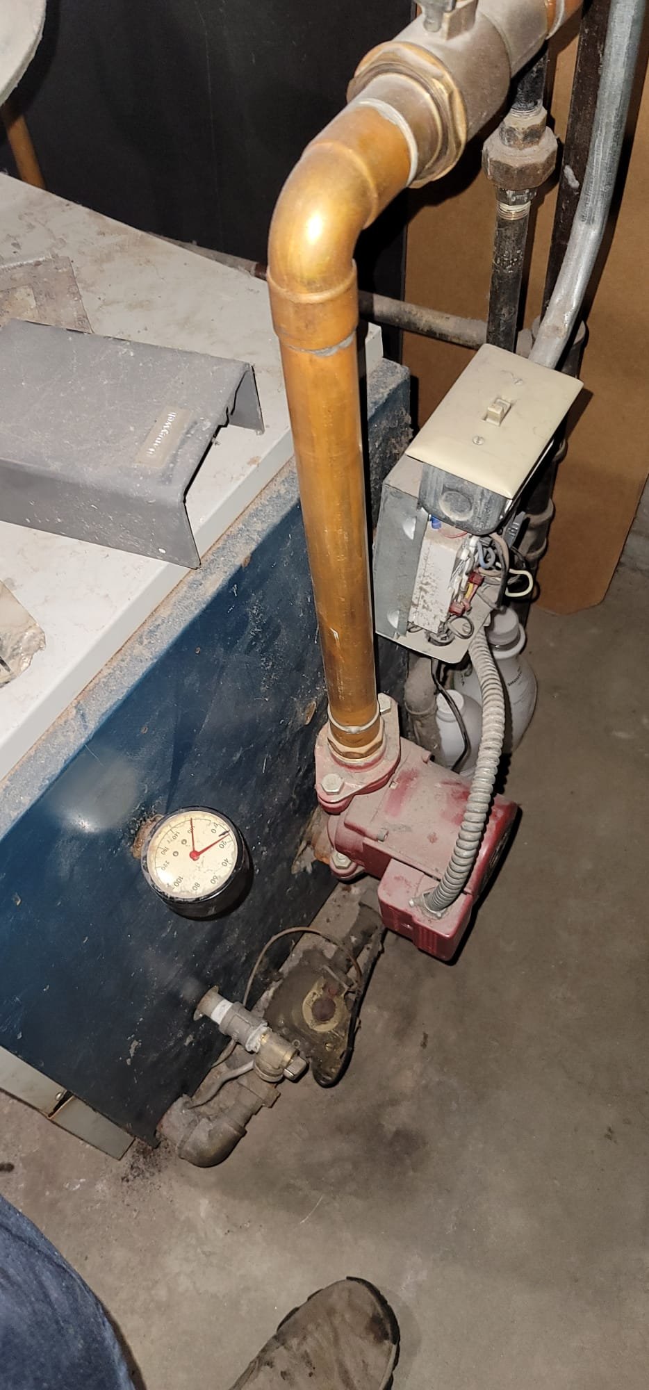 Image depicting a Burnham high-efficiency gas boiler, highlighting its residential application and relevance to residential boiler tune-up services for optimal performance and energy savings.