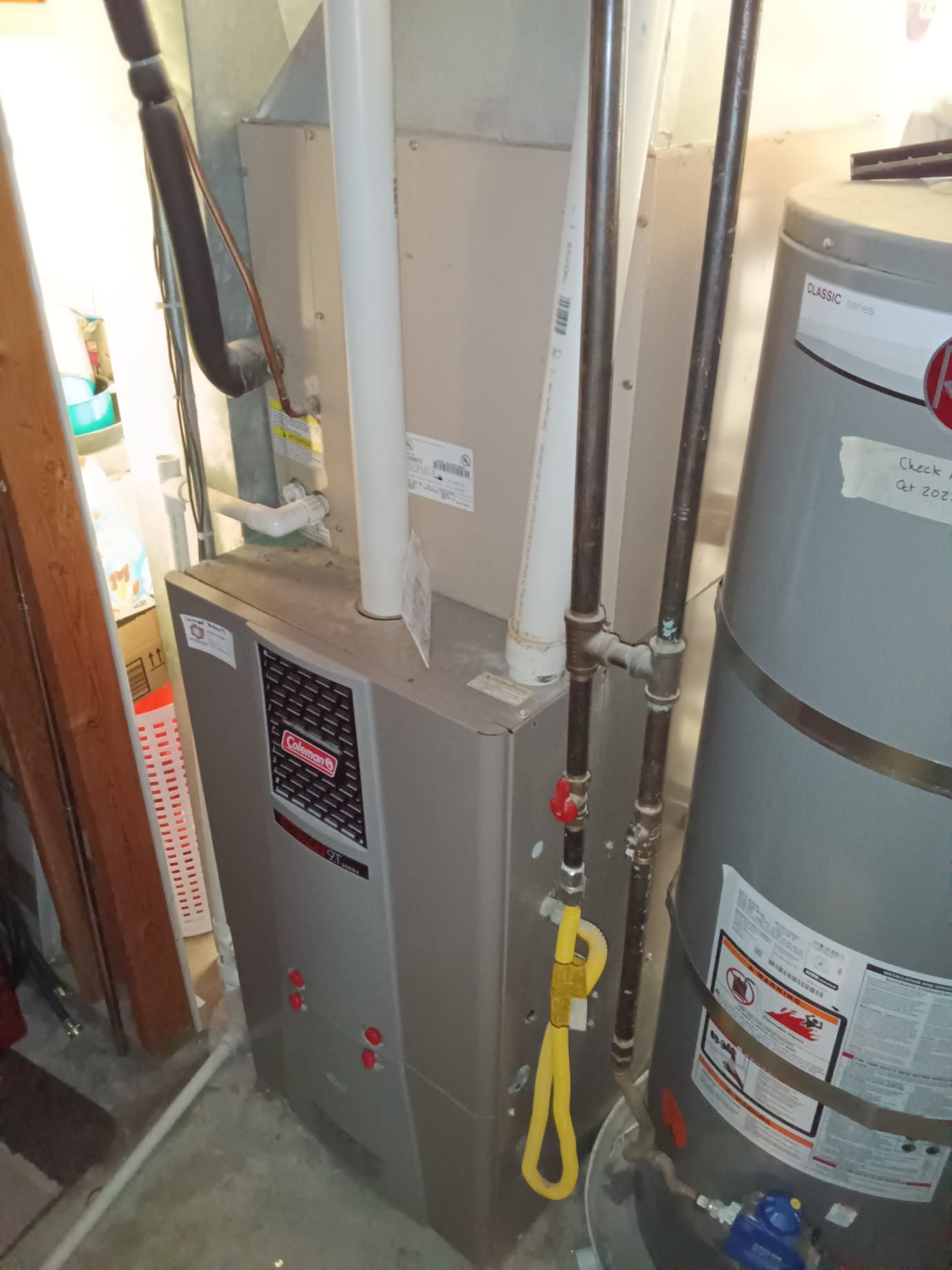 New propane furnace, potentially a 100000 BTU model, suitable for commercial furnace replacement and requiring regular maintenance. Image relates to pricing for such units.