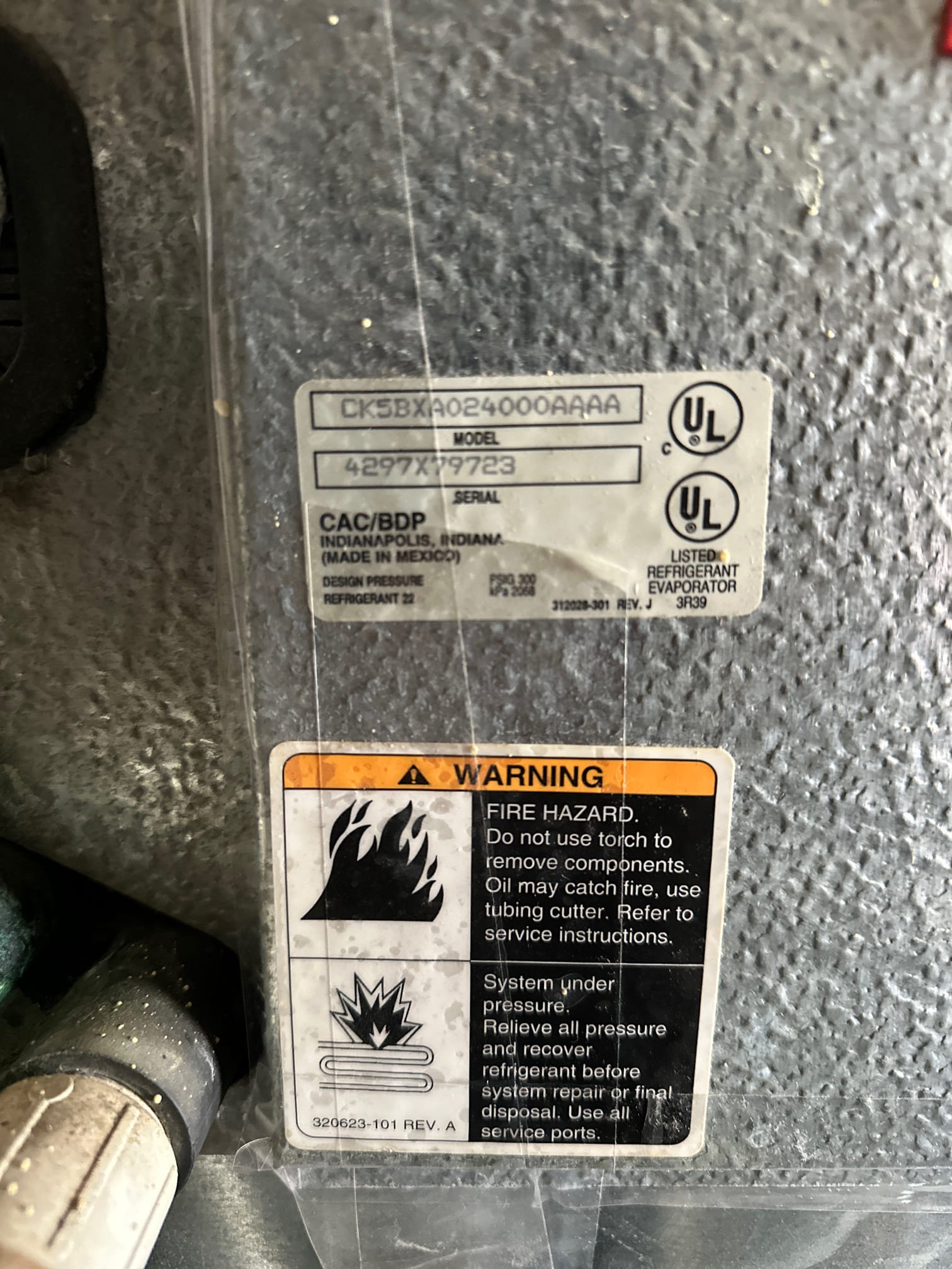 Close-up of a clean central air conditioner filter, essential for efficient cooling and preventing damage to your central air compressor unit. Regular filter changes can help avoid costly central air unit repairs. Find 'central air unit repair near me' for maintenance.