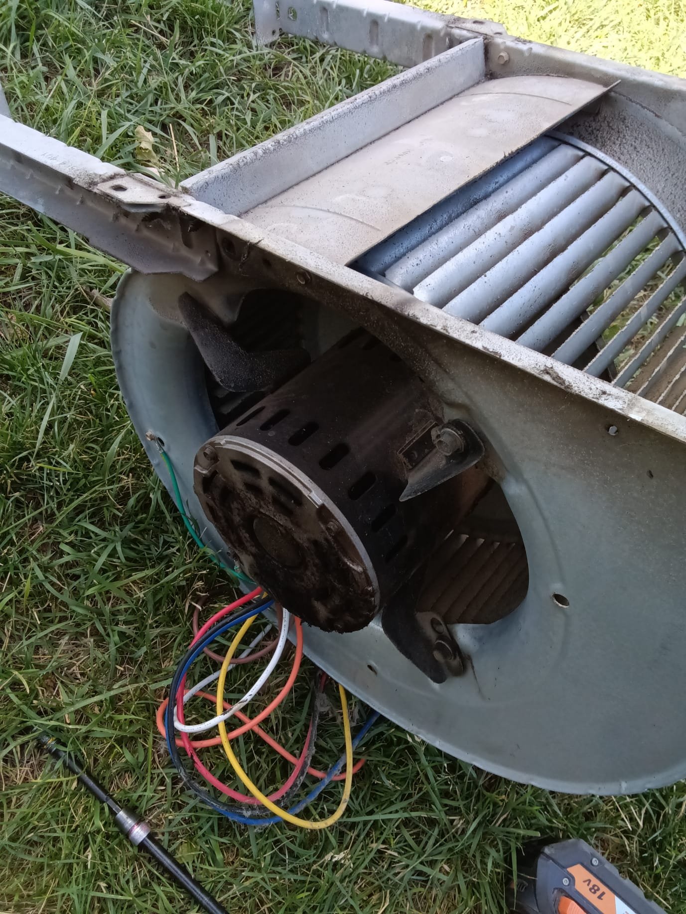 Image depicting local AC repair services, possibly highlighting payment plan options, and suggesting related basement storm/disaster repair maintenance for comprehensive home care.