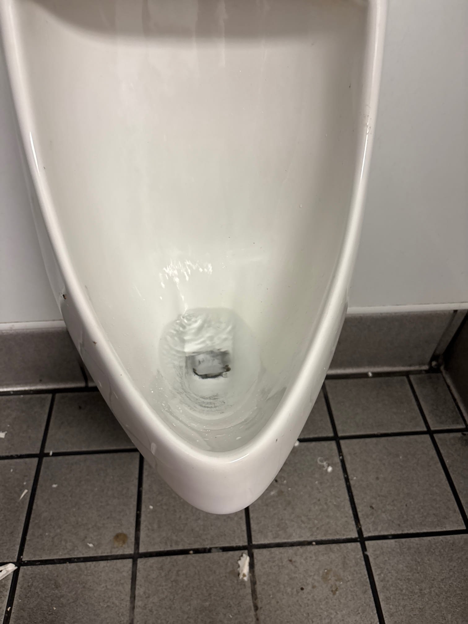 Image of commercial washroom stalls, highlighting potential areas for commercial bathroom mold damage. Proper commercial bathroom hardware installation and maintenance are crucial in preventing moisture buildup and subsequent mold growth in these areas.