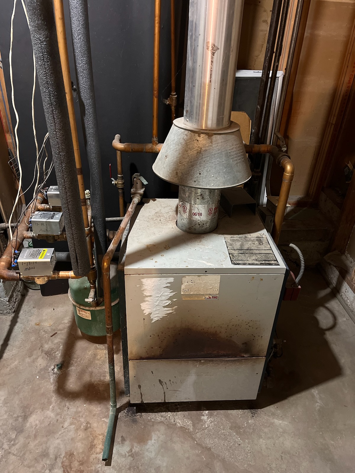 Propane hydronic boiler system in Park City, Utah, likely installed by a package boiler manufacturer. Regular commercial boiler service ensures efficient heating during harsh winters.