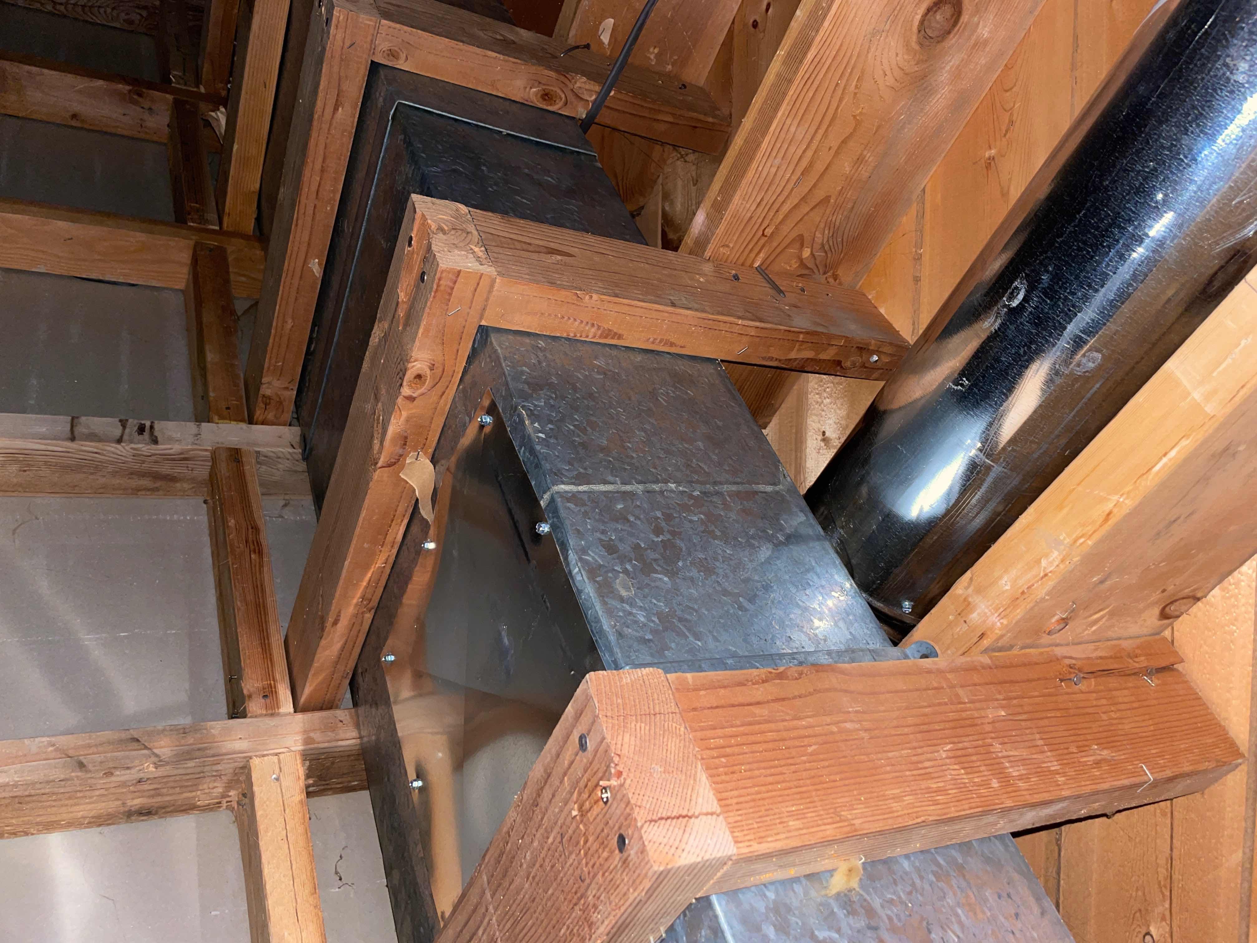 Image of a duct air conditioning system, showcasing components from ducted mini-split systems to portable ductless AC units, representing efficient home climate control solutions.