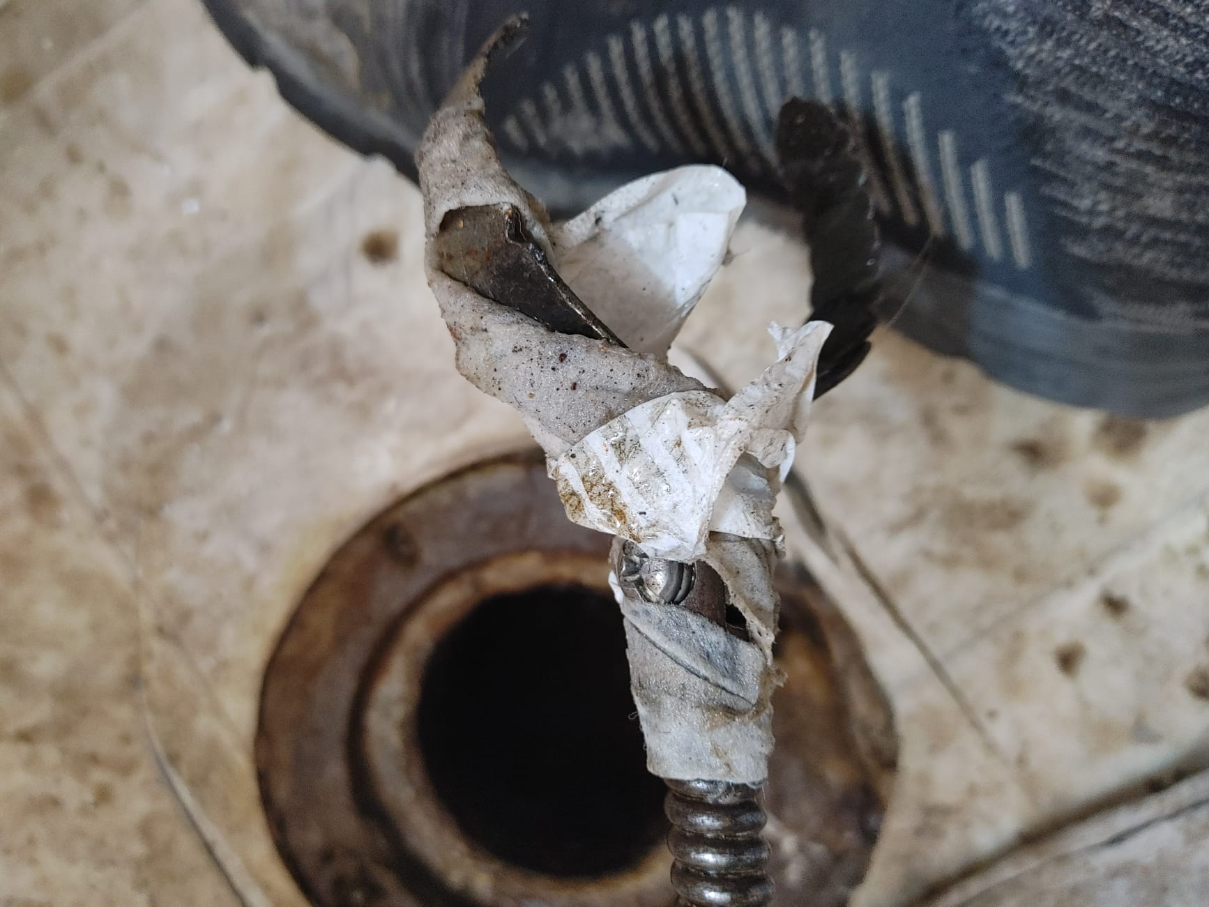 After hours emergency basement sewage backup cleaning. Septic system failure caused sewage to back up into a basement. Professional cleanup and sanitation are underway to address the hazardous waste and prevent further damage.