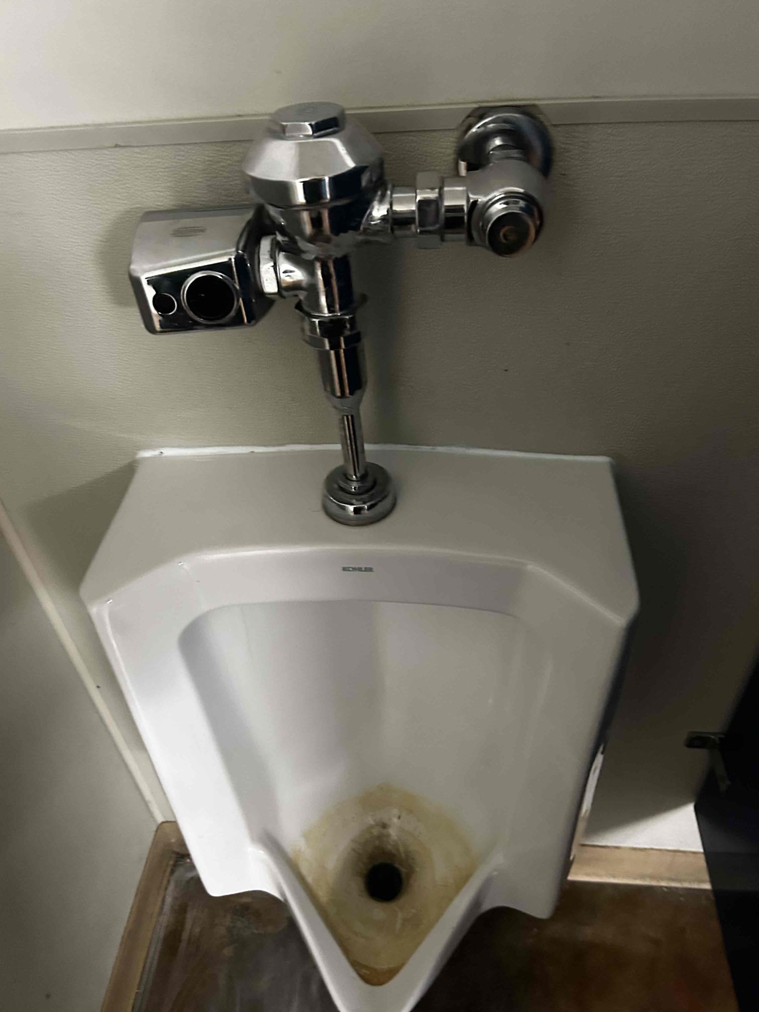 Image depicting a commercial bathroom mold recovery installation. Focus on mold remediation aspects relevant to renovation costs and commercial bathroom mold recovery repair.