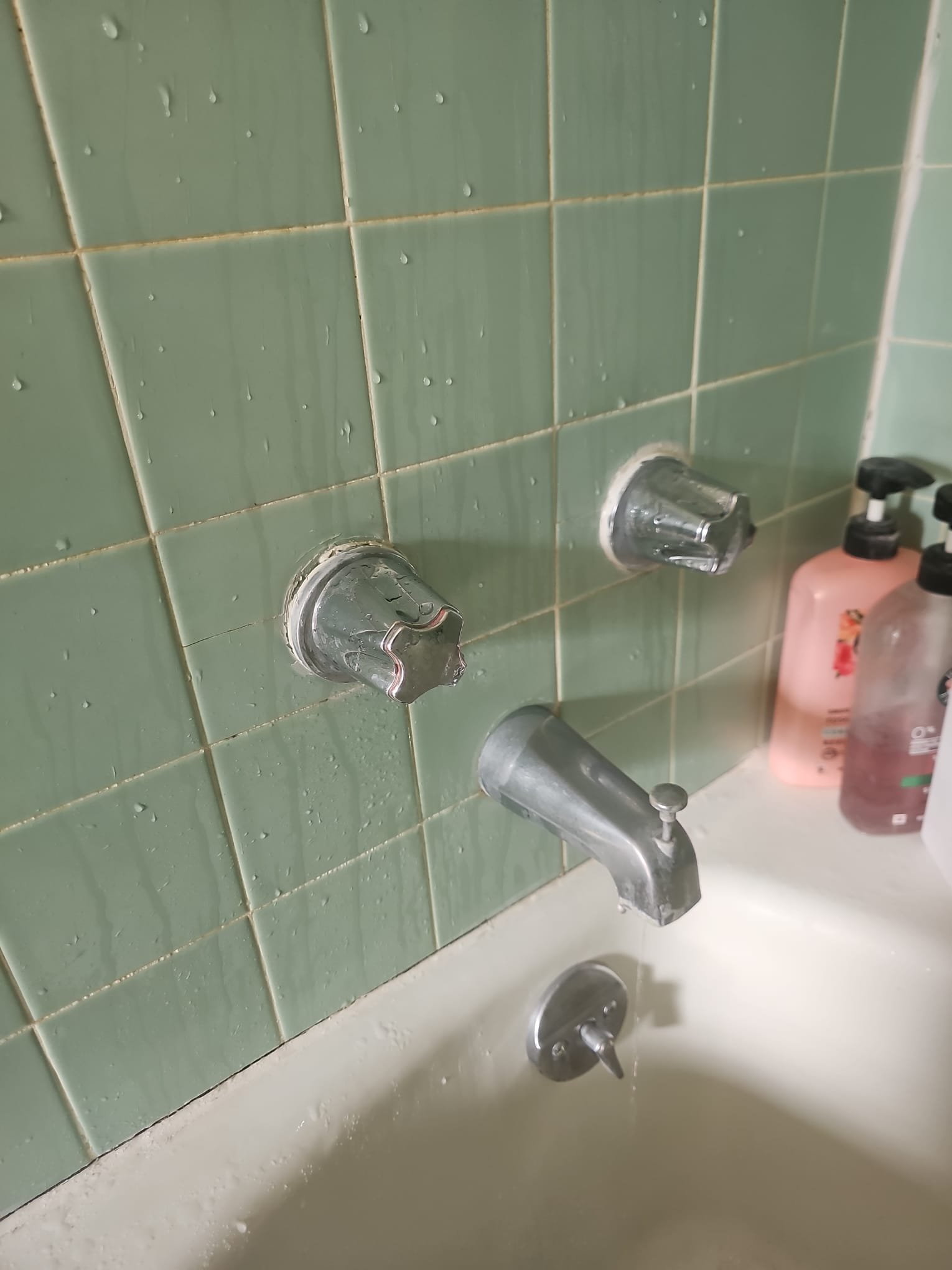 Image of bathtub sink cleaner, effective for bathroom pipe cleaning and addressing leaky bathroom sink issues.