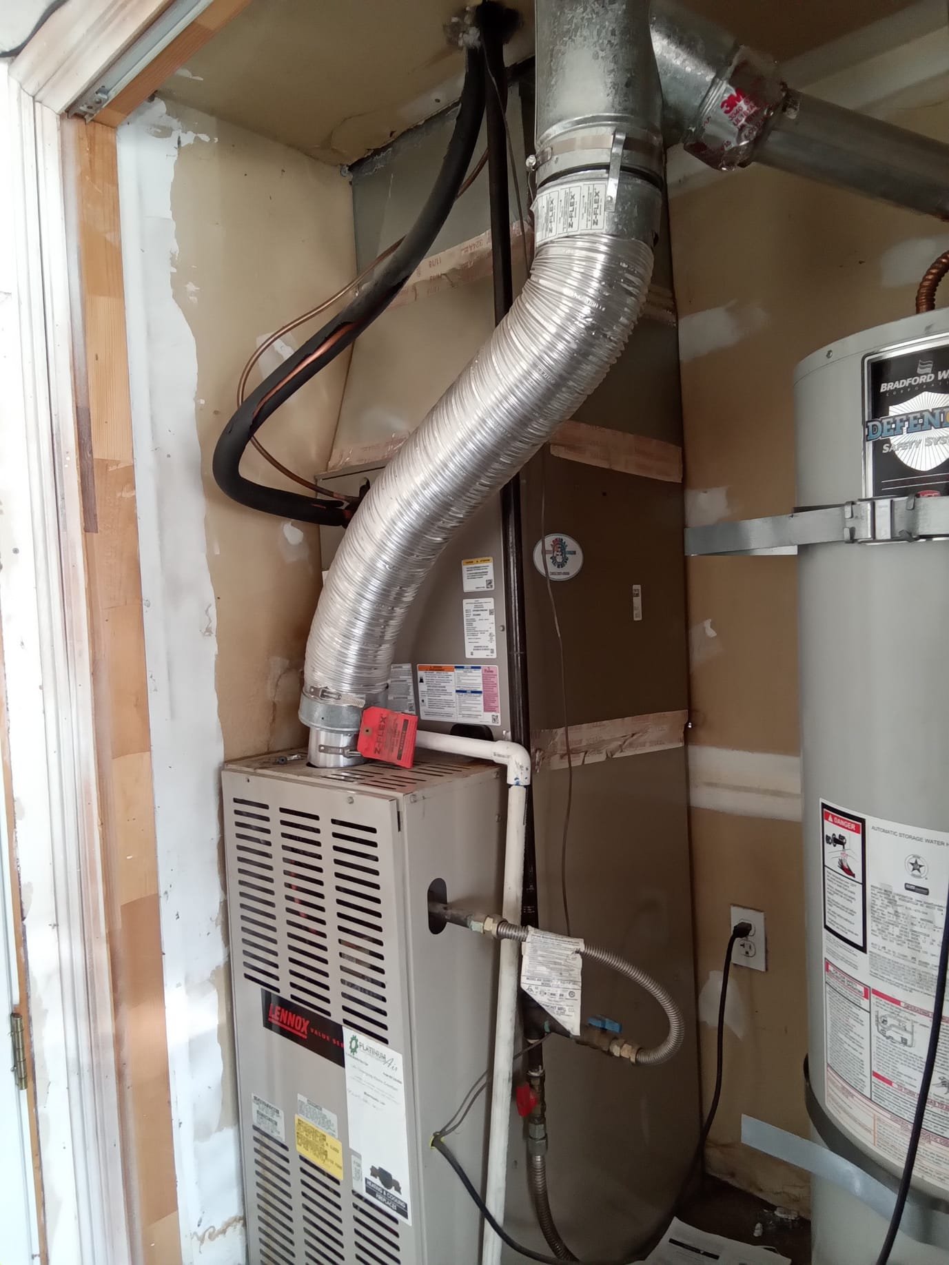 Image related to purchasing HVAC solutions, possibly featuring a 110v air conditioning unit or depicting a residential air conditioning installation service. Focuses on home comfort and cooling system upgrades.