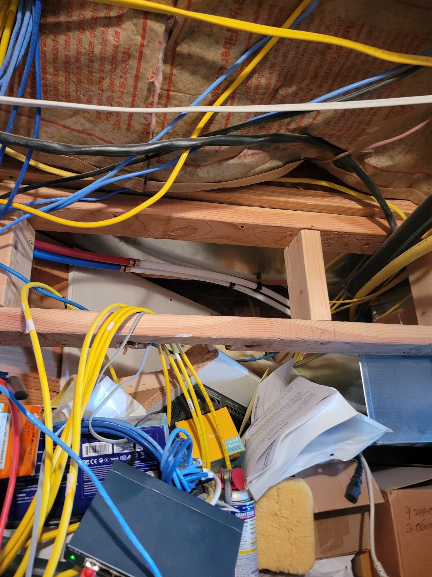 Image depicting commercial mold remediation, showcasing a professional mold remediation service addressing mold growth in a business environment.