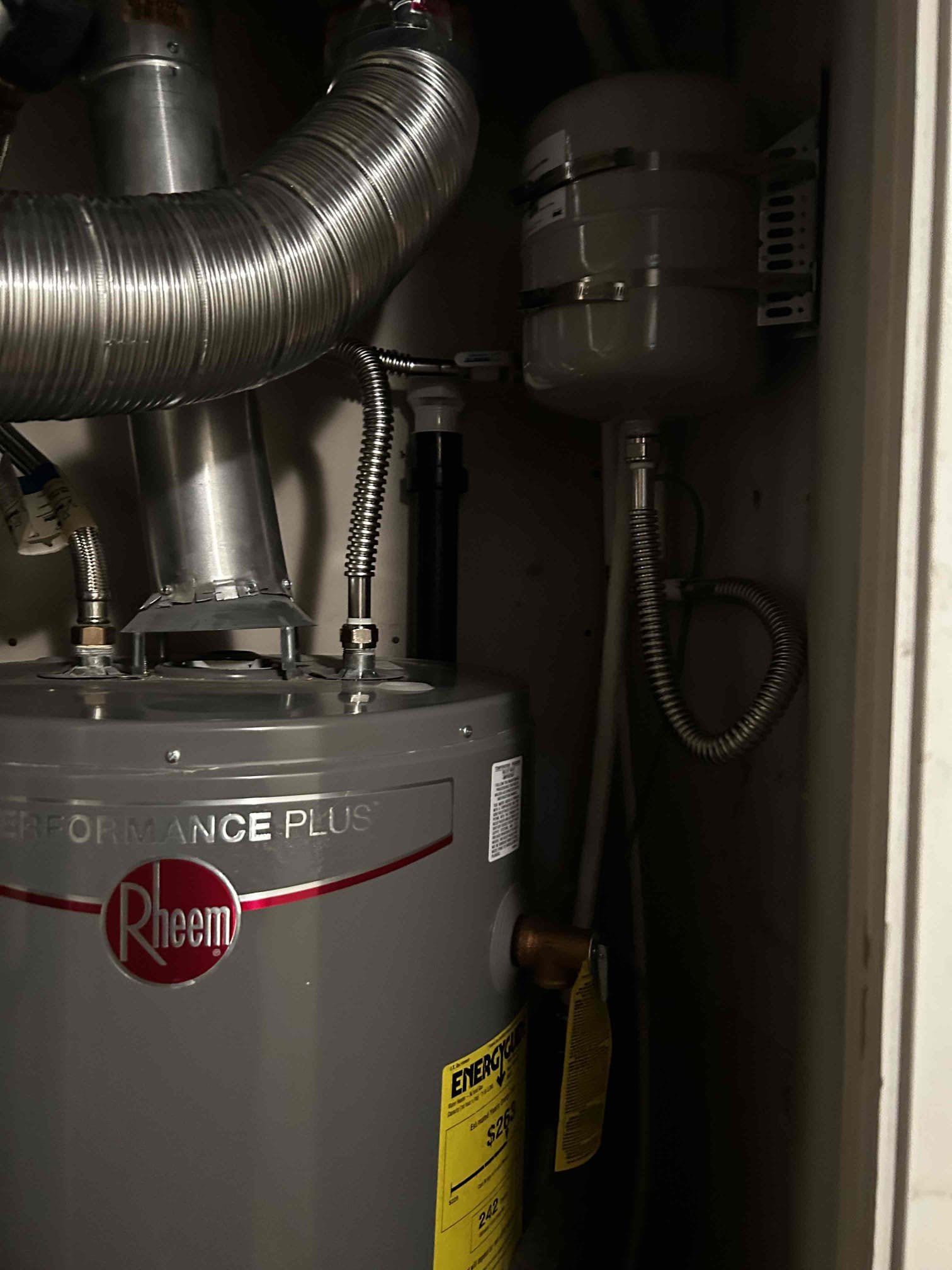 Image depicting a residential drywall water damage inspection, highlighting the importance of moisture control and preventative maintenance, similar to residential dryer vent cleaning, to avoid needing a residential drywall water damage cleaning service.