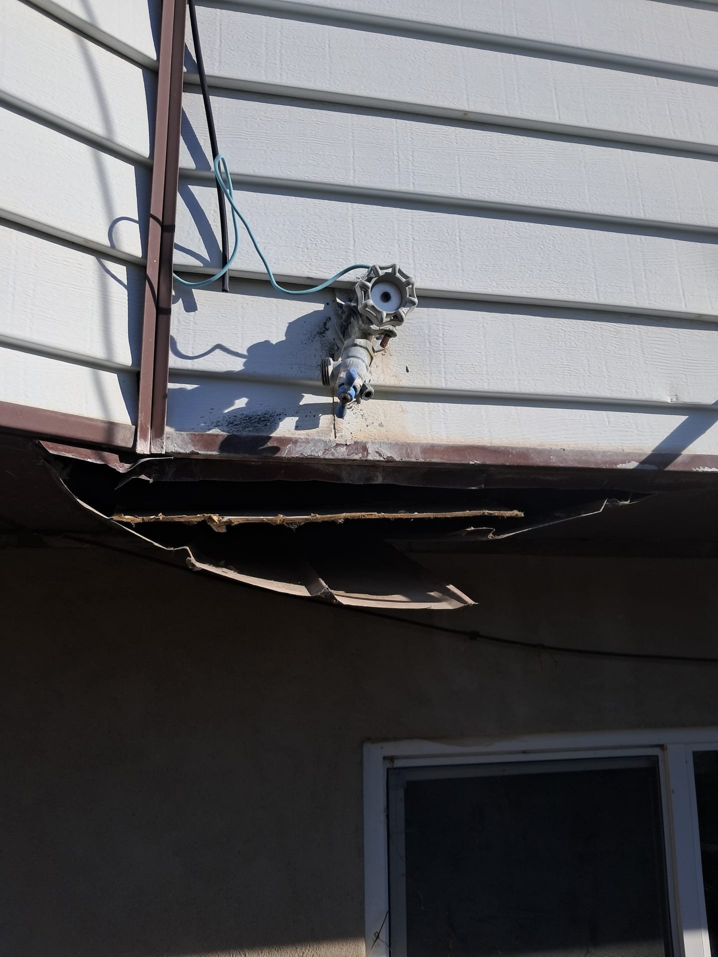 Commercial ceiling with visible water damage and leaks, highlighting the need for professional water damage restoration services. Ideal for illustrating commercial ceiling water damage restoration.