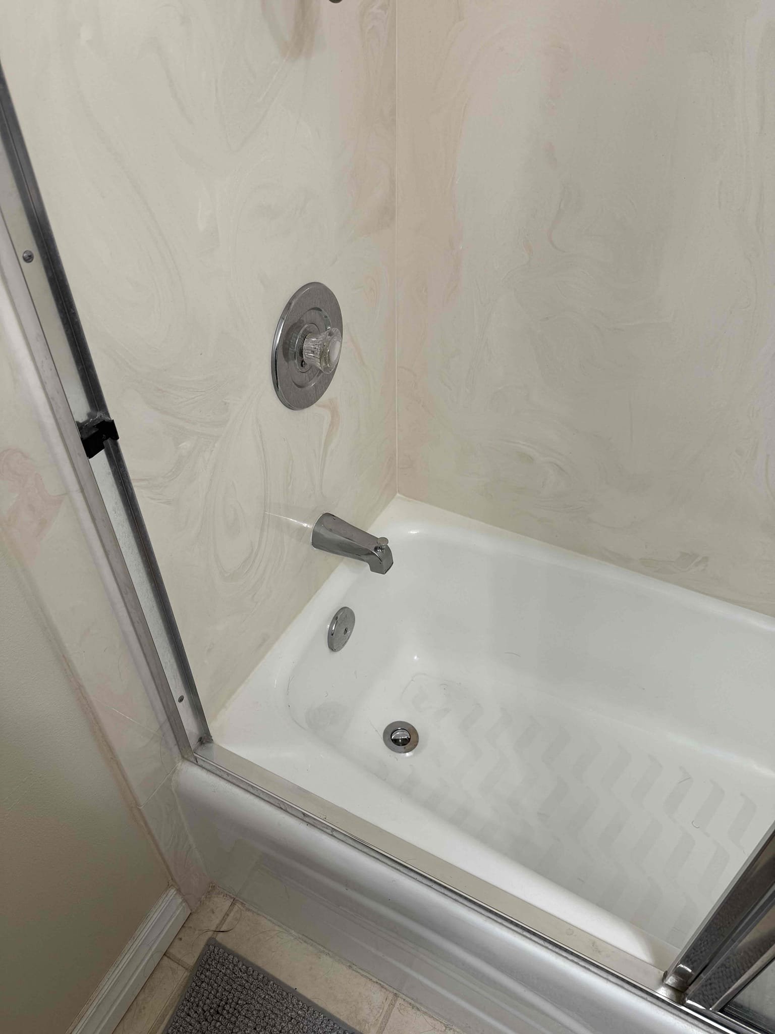 Professional tile and grout cleaning services for sparkling bathrooms. Addressing sink components and offering emergency mold removal for a healthy, safe residential bathroom environment.