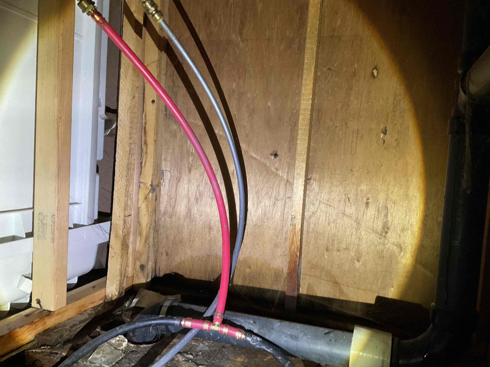 Image depicting water damage restoration, possibly showing ceiling repairs or water stains. Concepts of 24-hour emergency service, odor removal, and water filtration systems for well water are relevant, implying solutions for water damage issues and ensuring clean water supply after incidents. Also alludes to after-hours emergency response for ceiling water damage.