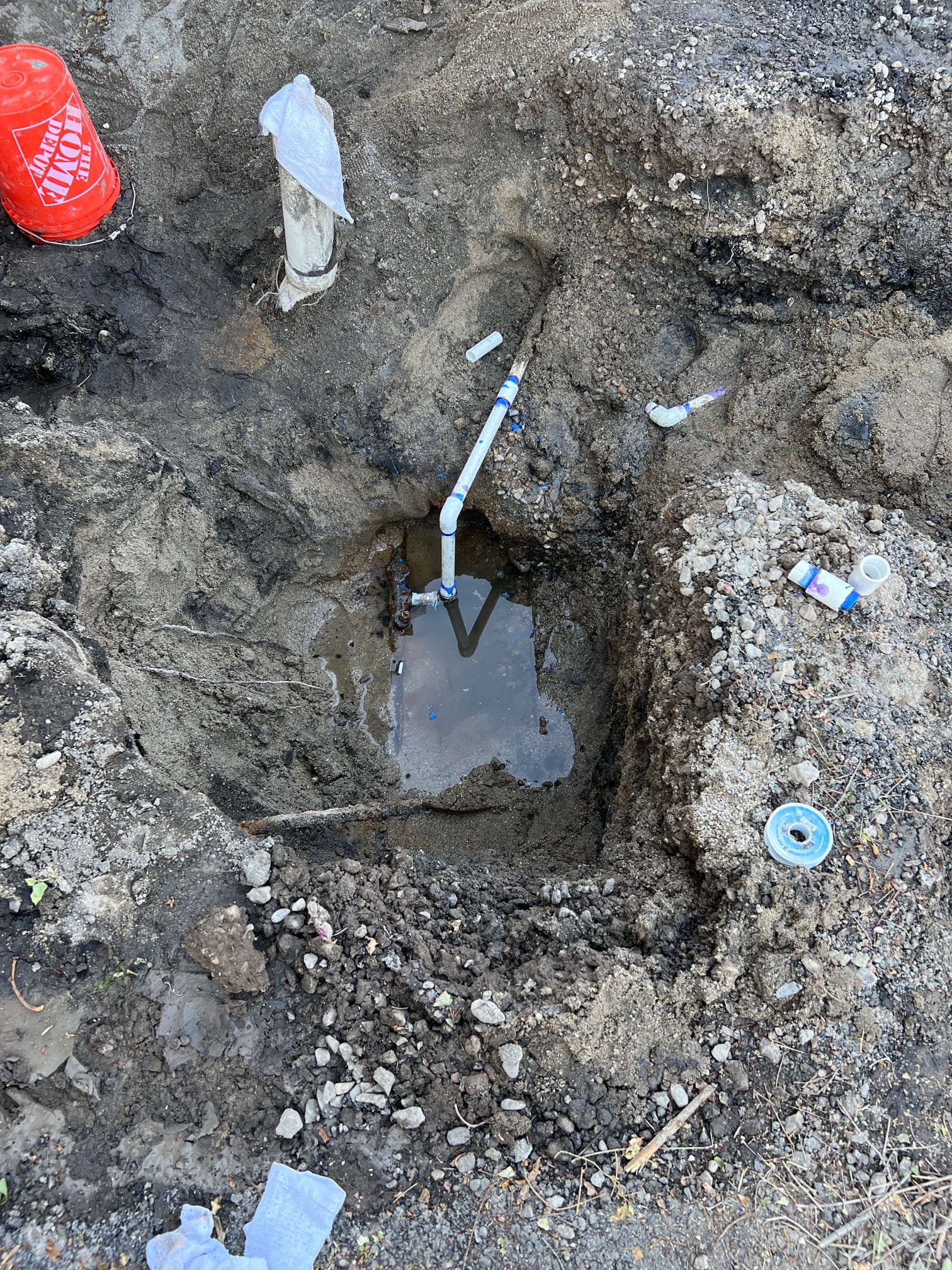 Image depicting Rinnai hot water system repairs, possibly showcasing a water pipe repair kit. Relevant to main water line repair cost considerations.