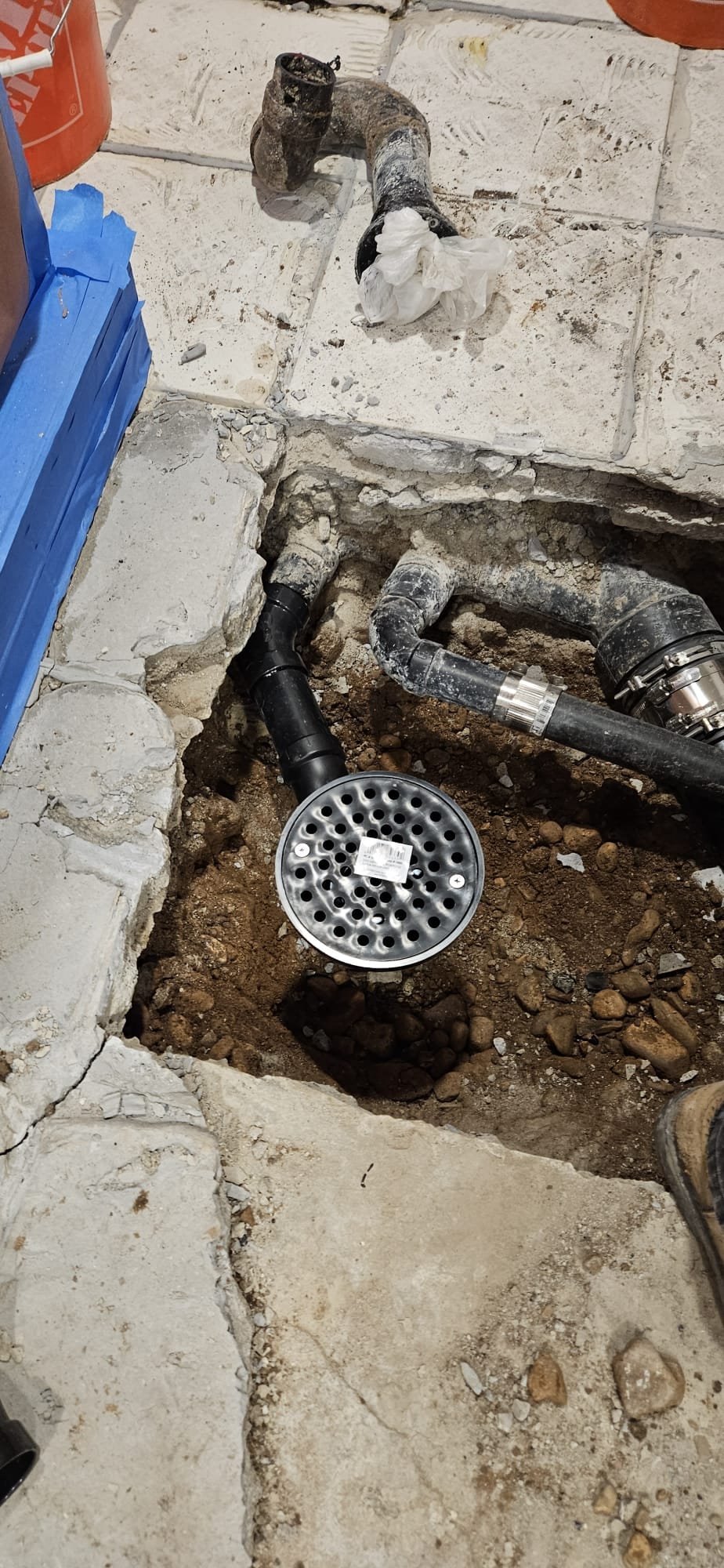 Signs you need commercial storm and disaster restoration: Water damage near restroom supplies indicates potential issues. Schedule a commercial storm and disaster restoration inspection to assess damage and prevent further problems.