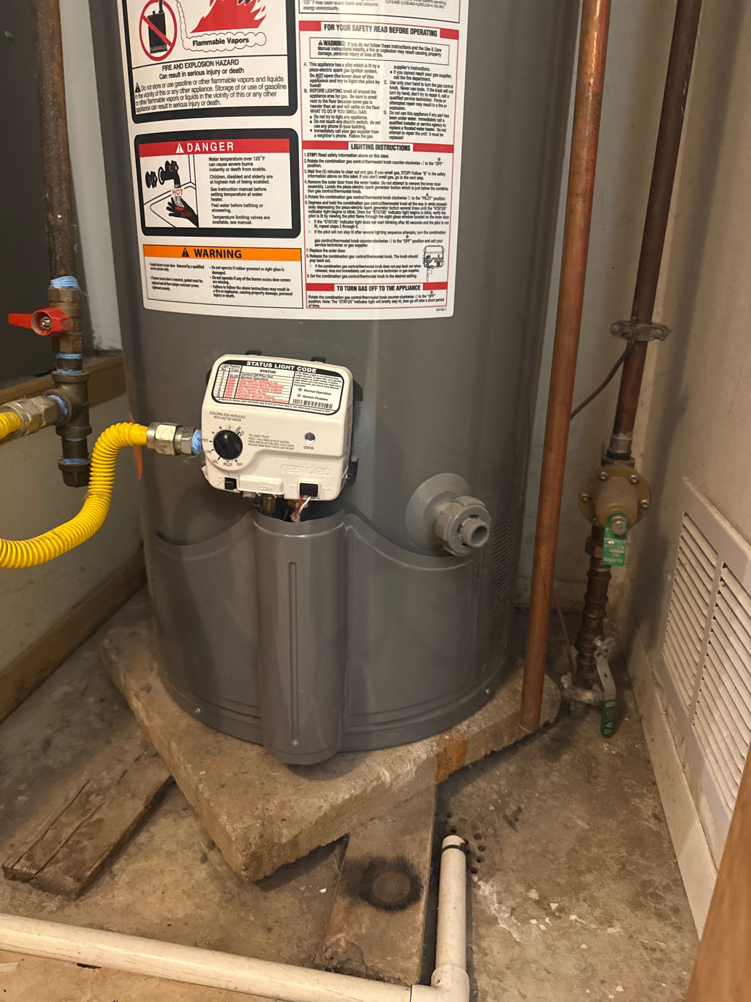 A skilled HVAC technician performing boiler maintenance. We specialize in boiler and furnace repair, ensuring efficient and safe heating through expert service boiler repair.
