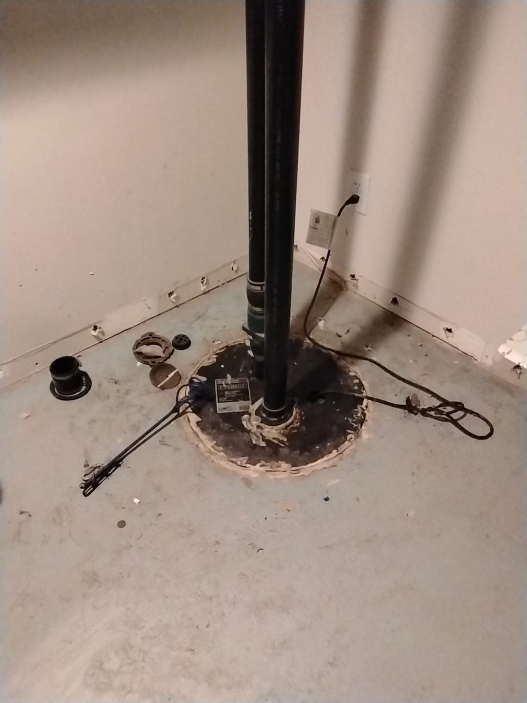 Image depicting commercial sewage backup odor removal installation, crucial for wastewater treatment odor control. Highlights the maintenance aspect of preventing future sewage backups and maintaining a fresh, odor-free environment in commercial spaces.