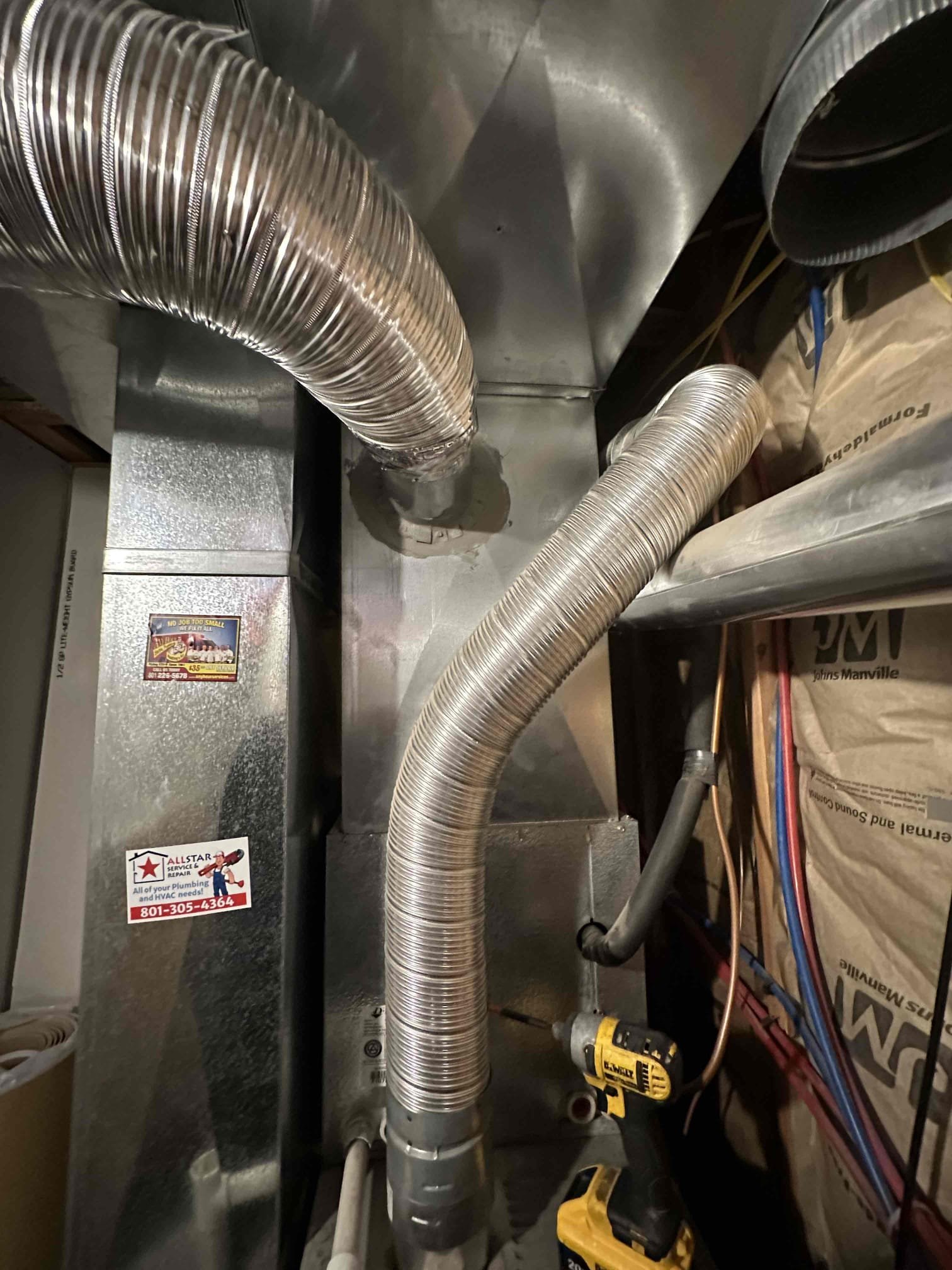 Image related to HVAC technicians offering emergency residential furnace inspections. Find nearby furnace filter replacements and expert services for your home heating system.