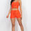 Thumbnail: Ribbed Crop Cami Top & Shorts Set