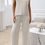 Thumbnail: Two Pieces Short Sleeve Outfit Pullover Wide Leg Set