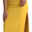 Thumbnail: Dolce & Gabbana Yellow One Shoulder Side Slit Midi Dress