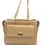 Thumbnail: Baldinini Trend Elegant Beige Shoulder Bag With Golden Accents