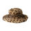 Thumbnail: Dolce & Gabbana Brown Leopard Fur Women Bucket Hat