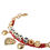 Thumbnail: Dolce & Gabbana Gold Tone Brass Chain AMORE Fashion Bracelet