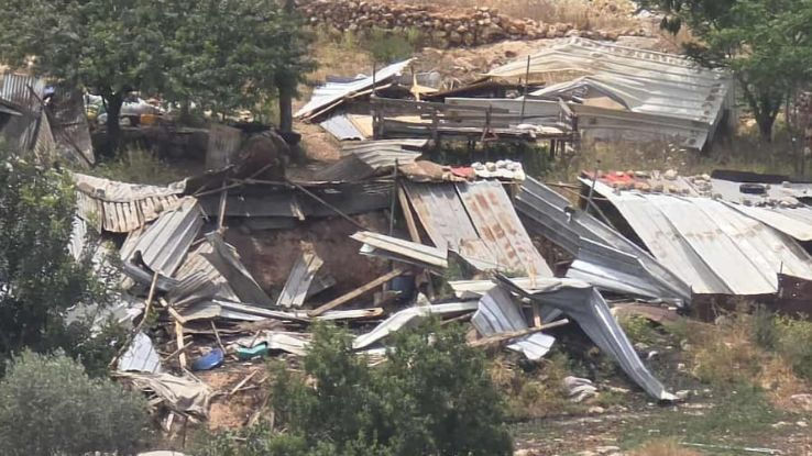 בתים הרוסים לאתר גירוש התושבים, מרץ 2026. הצילום באדיבות תושבי הכפרים