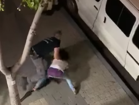 אלימות משטרה כלפי מבקשי מקלט בתל אביב