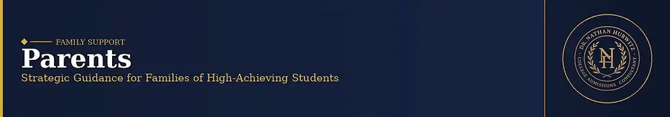 banner, parents, Strategic Guidance for Families of High-Achiving Students