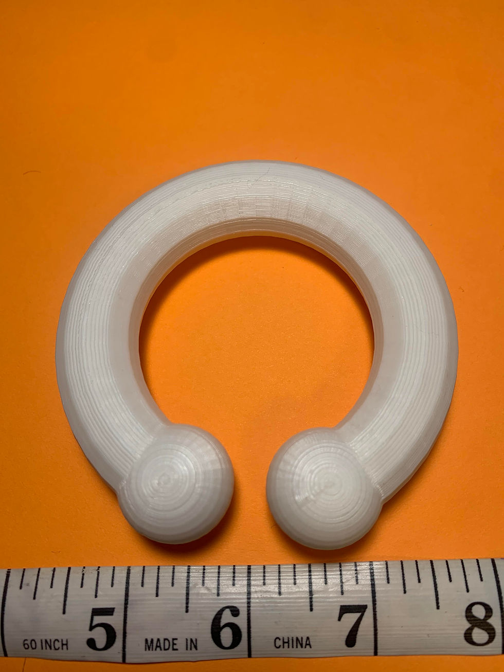 Thumbnail: 3D Fursuit Big Nose Ring (Ball Close)