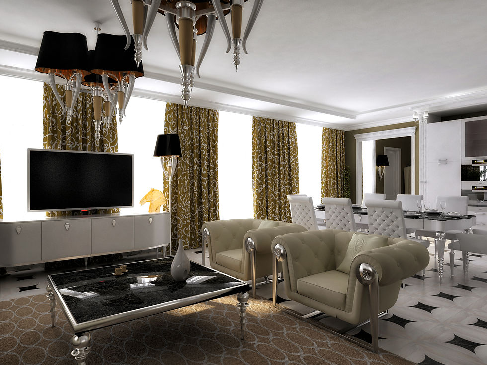 Гостиная - столовая: Вид 4