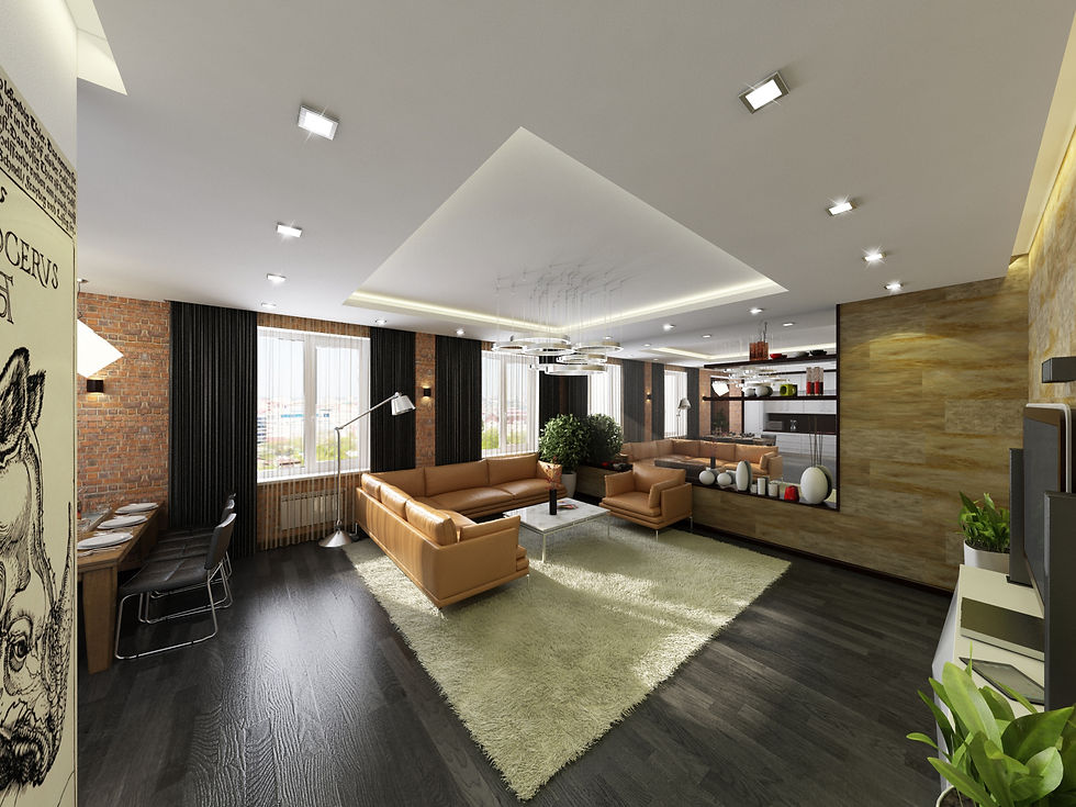 Гостиная - столовая: Вид 2