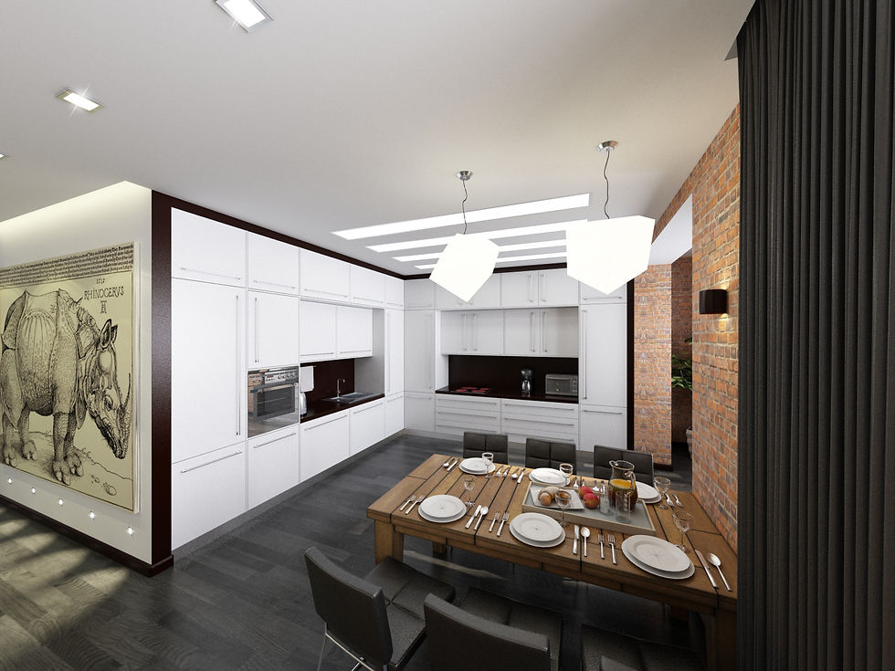 Гостиная - столовая: Вид 5