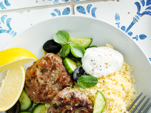 Greekish Turkey Burger – Healthy Mediterranean Diet Recipe