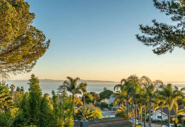 Ocean view from Contemporary home