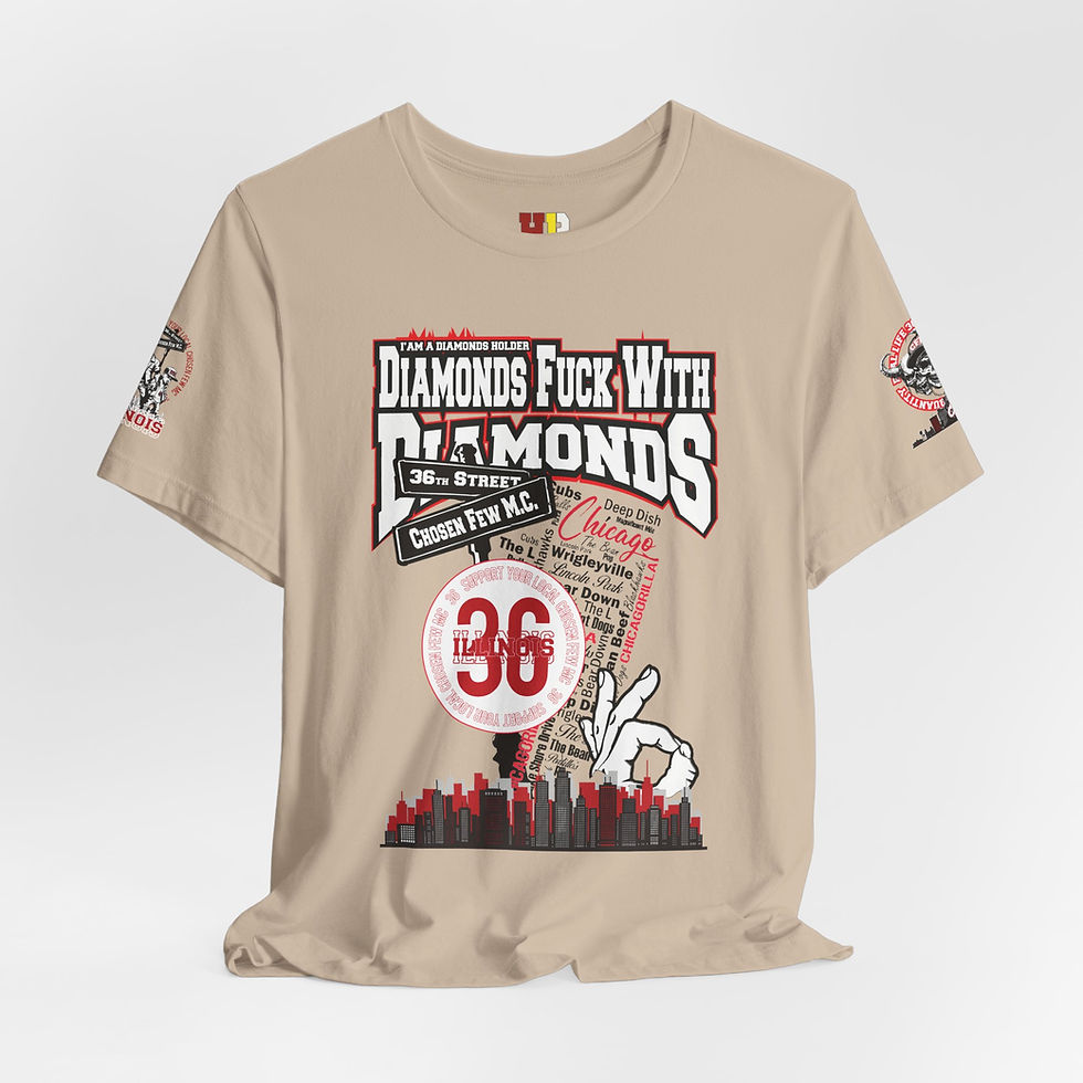 Thumbnail: 14 Chosen Few MC, Vintage Style Shirt, Gift for Bikers, Casual Outfit