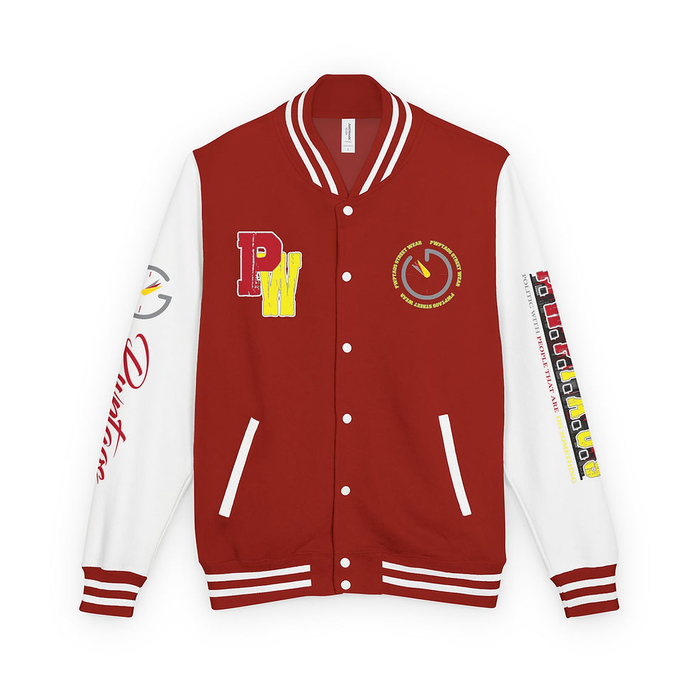 PWPTAOS Heavyweight Letterman Jacket – Perfect for School Spirit, Casual Days