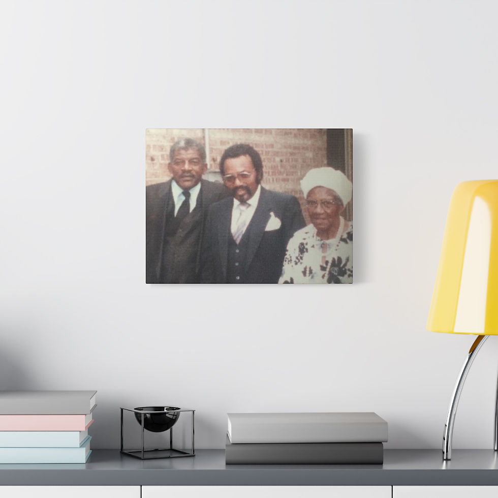 Vintage Wall Art, Stretched Canvas, Home Decor, Memory Keepsake