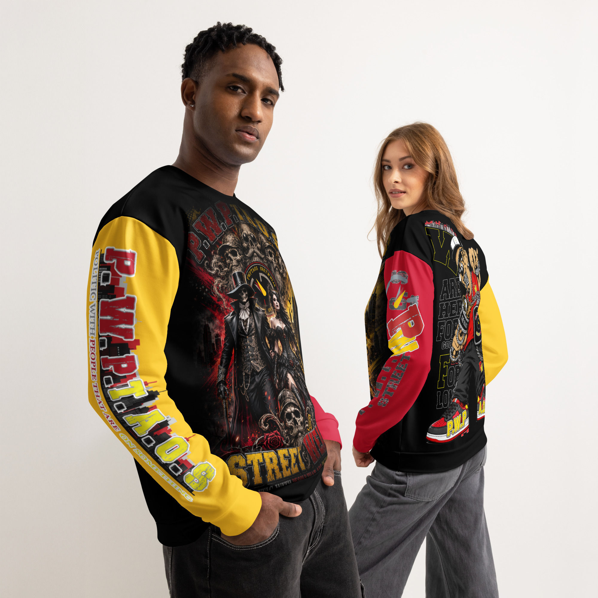 Pwptaos Unisex cotton sweatshirt 04