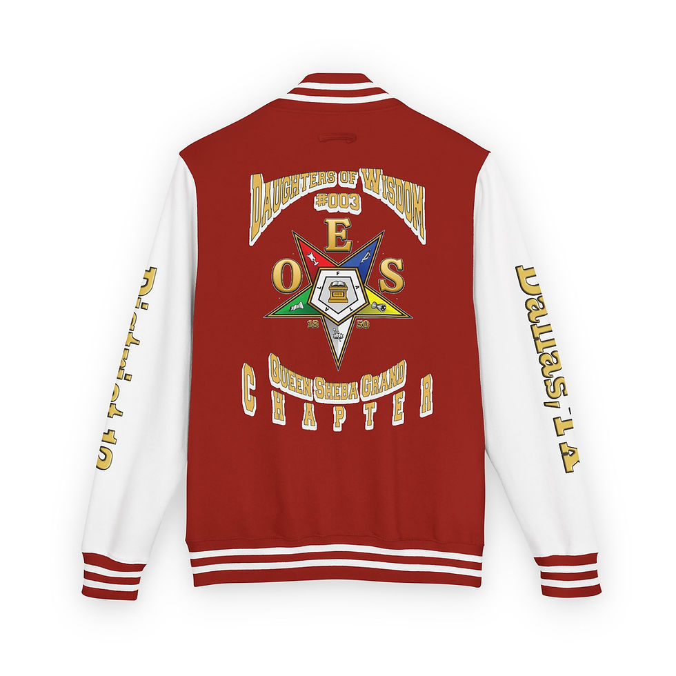 Thumbnail: OES  Heavyweight Letterman Jacket, Cool Streetwear, Casual Wear, College Style