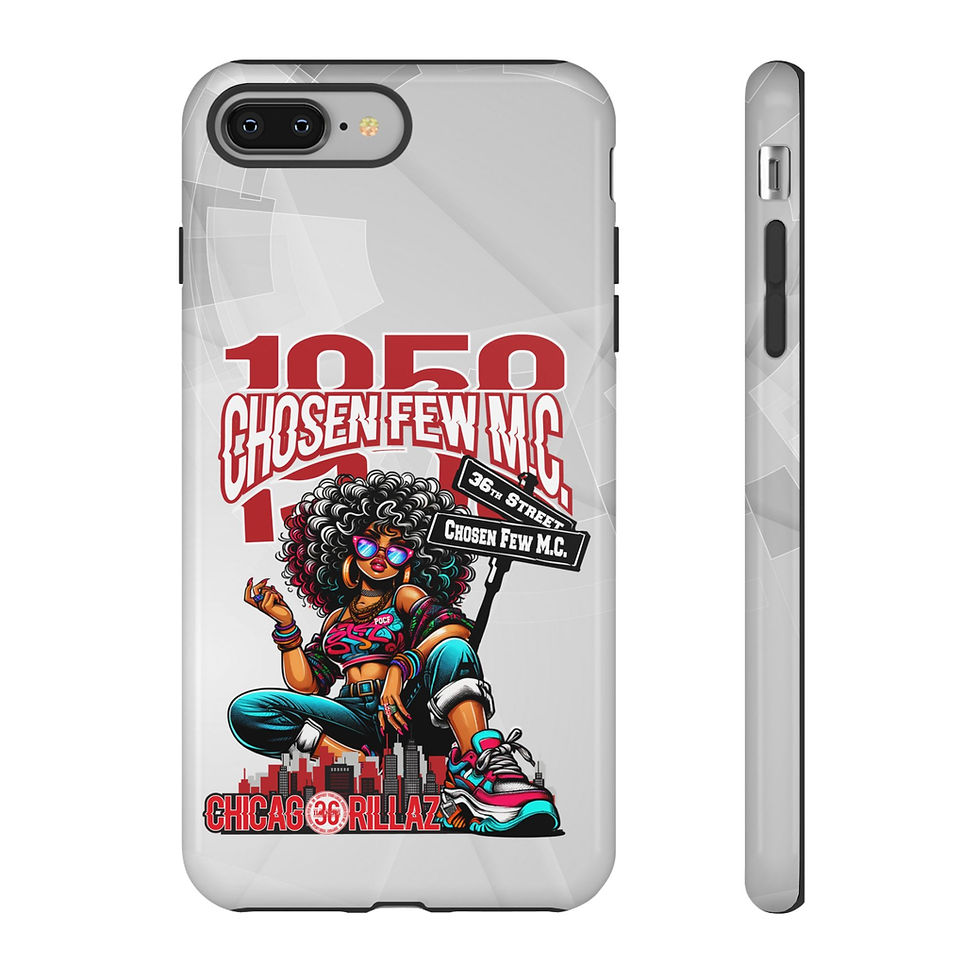 Thumbnail: Phone Case - 'Chosen Few M.C.' Retro Urban Motorcycle Club Design