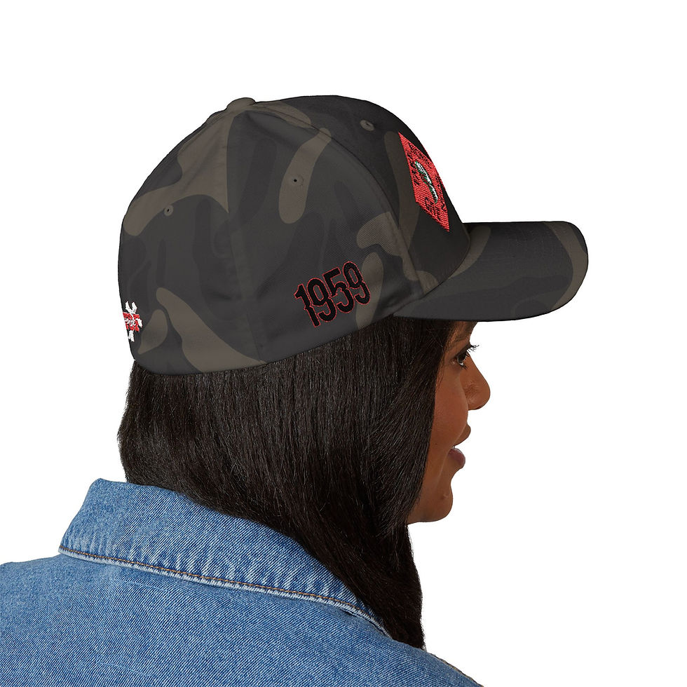Thumbnail: CFFL Embroidered Baseball Cap — Red Logo Structured Closed-Back Hat