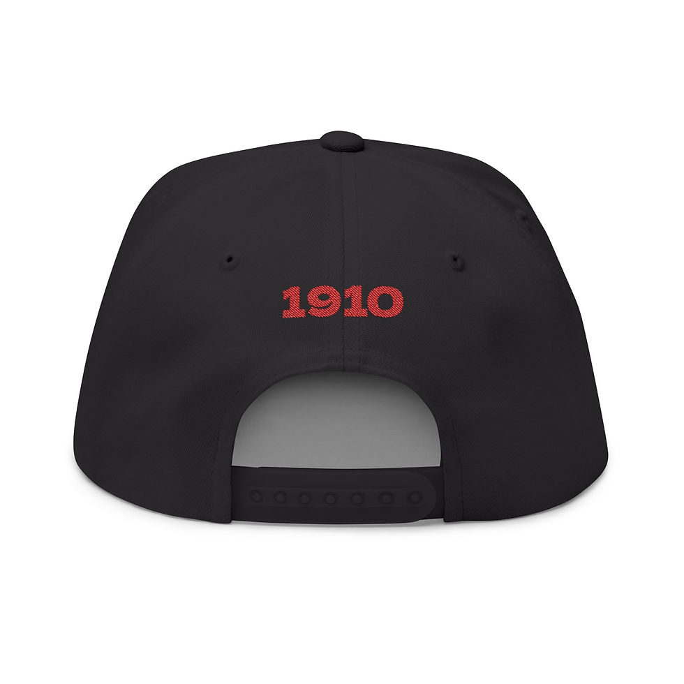 Thumbnail: Alpha Dog Flat Bill Cap Embroidered Religious Snapback (1959 Accent)