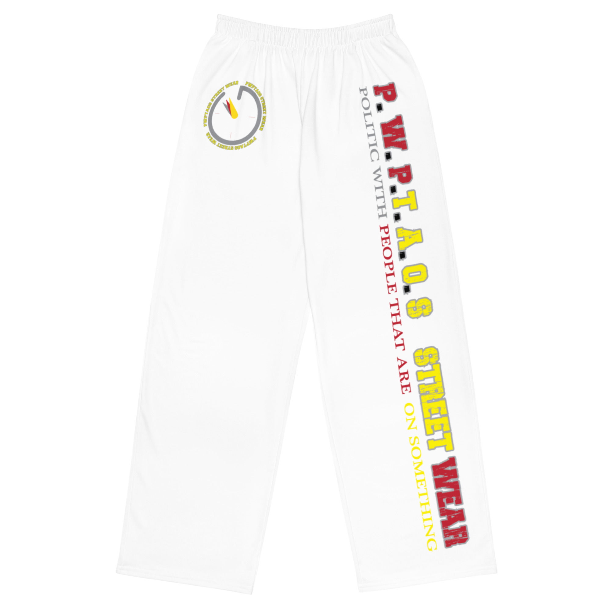 Pwptaos All-over print unisex wide-leg pants