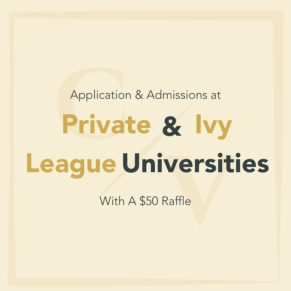 Private & Ivy League Admissions